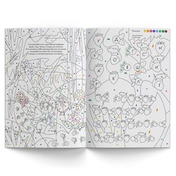 Сладкое королевство. Раскраска по номерам