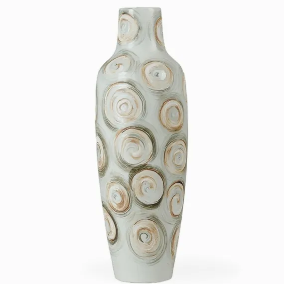 Большая ваза Orlena L высота 80 см, белая