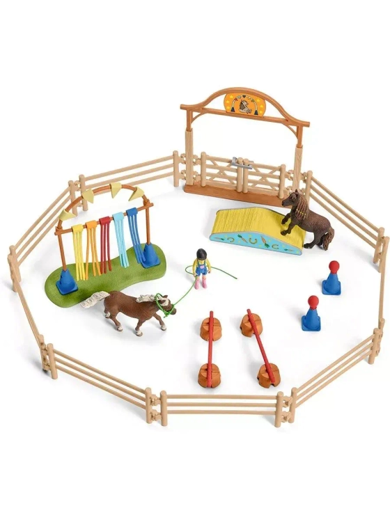Набор Спортивная тренировка для пони Schleich 42481
