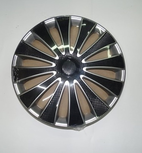 Колпак колеса R16 GMK Super Black 4шт (в мешке 5 упак) (STAR)