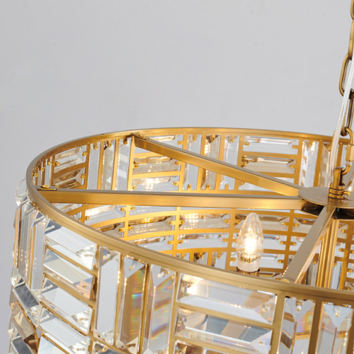 Люстра Cloyd MOVILLE C4 / Ø55 см - латунь (арт.10696)