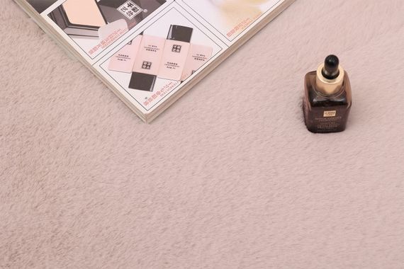 Коврик Плюшевый (св роз) 100х100