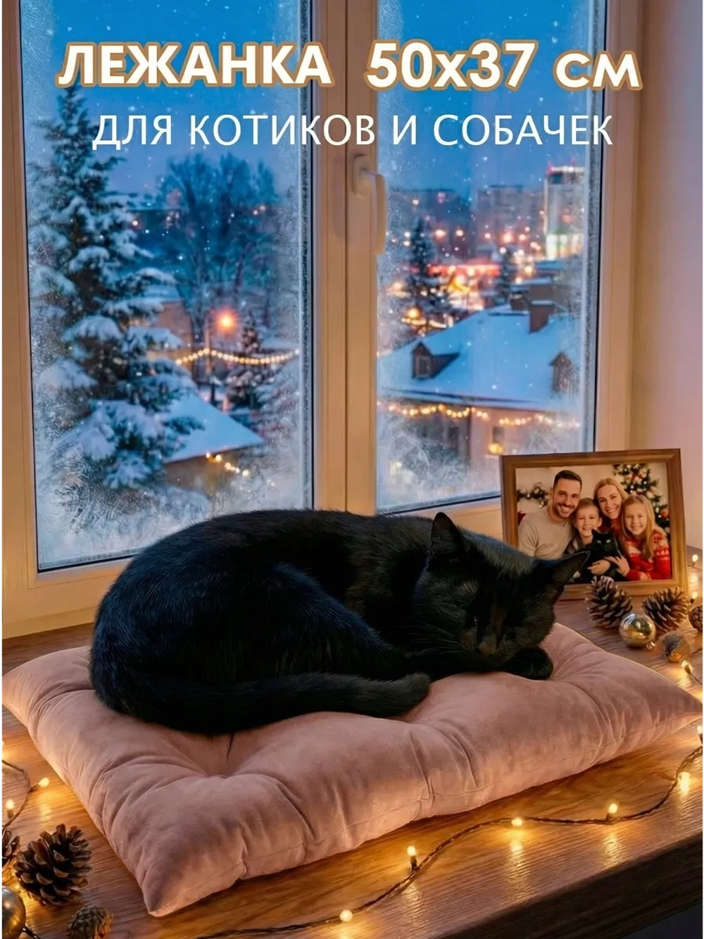 Лежанка для кошек и собак