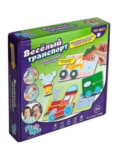 Игра настольная "Веселый транспорт" Пик'нМикс. 112028 (Р.с.)