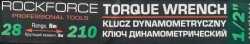 Ключ моментный 28-210Нм, 1/2'' RockForce RF-6474470TB