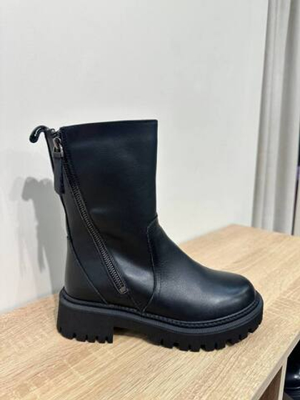 Ботинки из натуральной кожи\натуральная шерсть