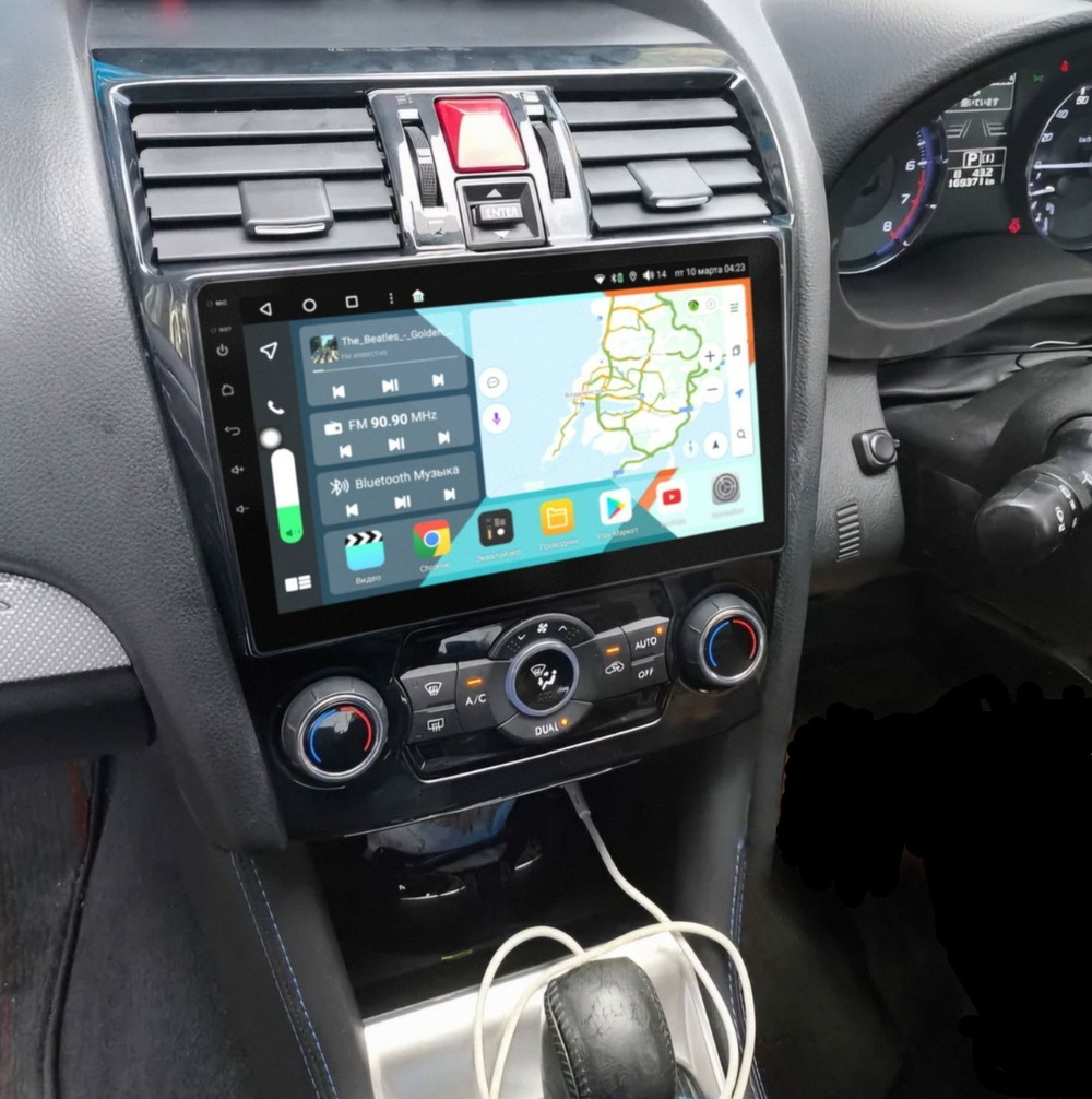 Магнитола для Subaru Levorg 1 VM 2014-2017 (штатная камера ЗВ, рамка большая) - Teyes SPRO+ на Android 10, ТОП процессор, 4Гб+32Гб, 4G SIM-слот