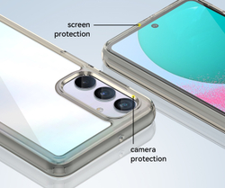 Усиленный чехол с мягкими рамками серого цвета для Samsung Galaxy M54 5G, увеличенные защитные свойства