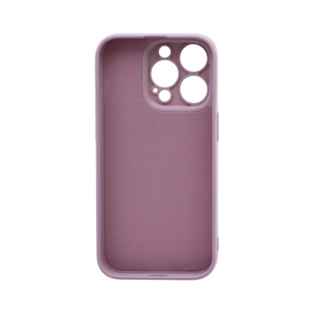 Силиконовый матовый чехол Silicone Case NEW ERA для iPhone 14 Pro, без логотипа, лаванда