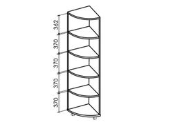 Пристрой радиусный "West"