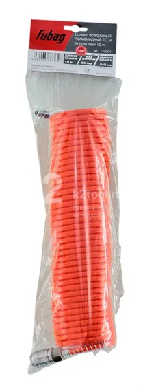 Шланг спиральный Fubag с фитингами рапид 10 м