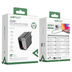 Сетевое зарядное устройство ACEFAST A112 GaN 45 Вт
