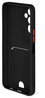 Силиконовый чехол с отделением для карты для Tecno Pova 4 DF (black)
