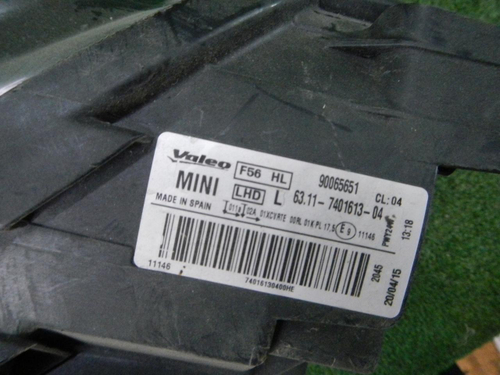 Фара левая Mini Hatch F56 (2013-2018) LED