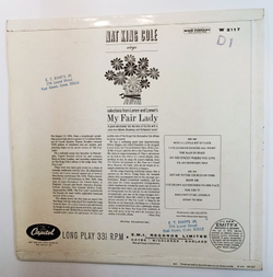 Nat King Cole Sings My Fair Lady (UK 1964)
