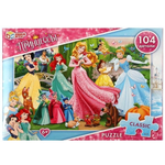 Пазл 104эл. "Принцессы" 4650250536918 (Умные игры)