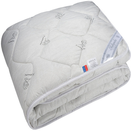 Одеяло "РУ. ХЛОПОК" Лавртекс, стандарт, плотность 300 г/м2, микрофайбер, Россия.