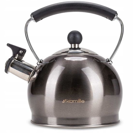 Чайник 2 л. из нержавеющей стали со свистком Kamille KM 0873