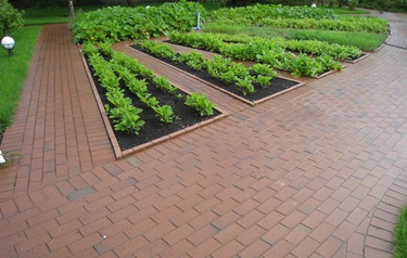 Какие преимущества отличают тротуарную плитку и бордюры на огороде