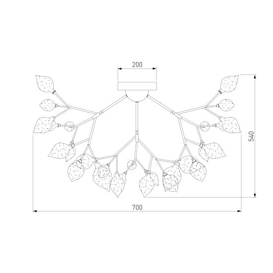 548 / потолочный светильник Smart