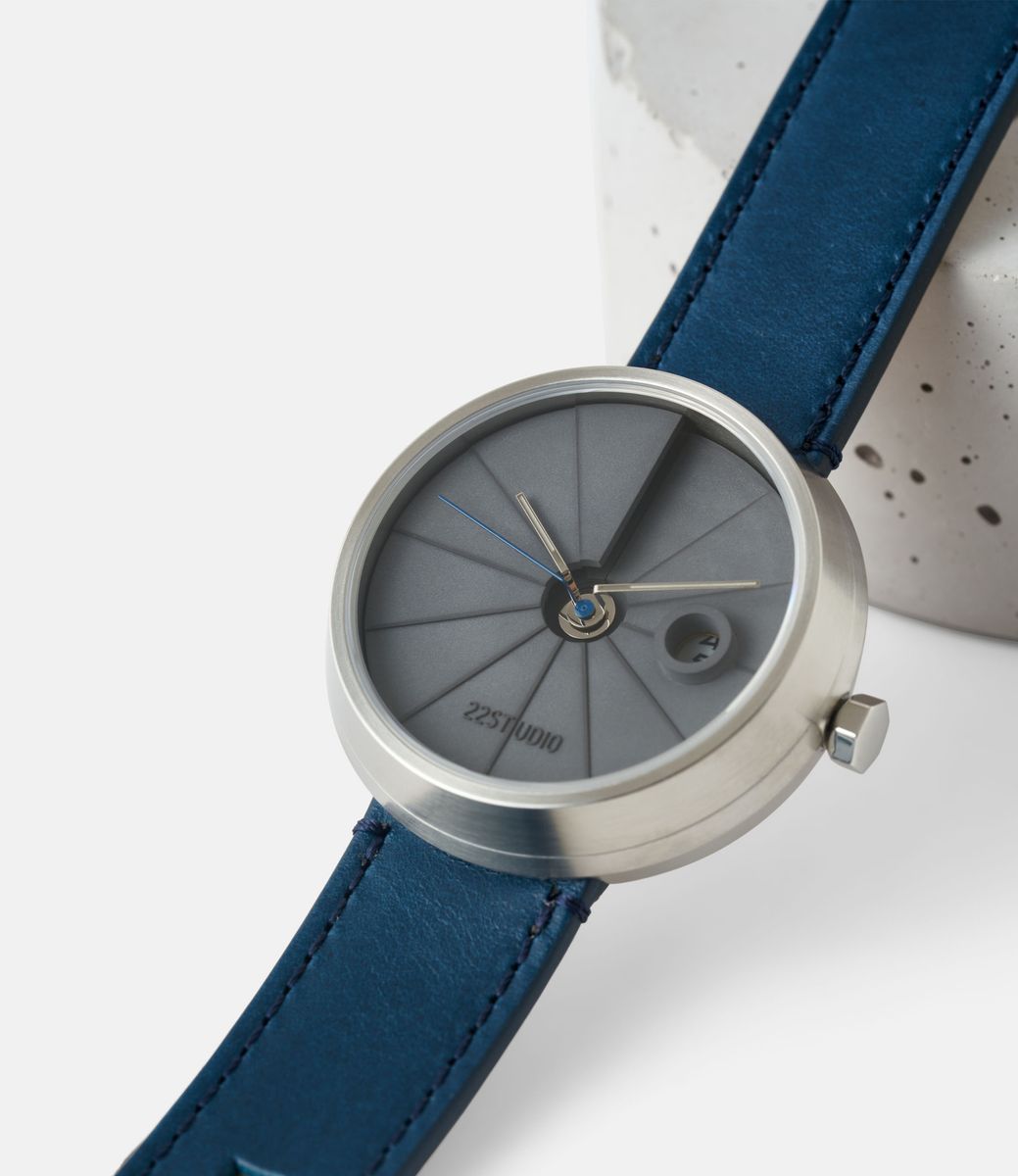 22 Studio 4D Watch Harbour — часы с циферблатом из бетона (44 мм)