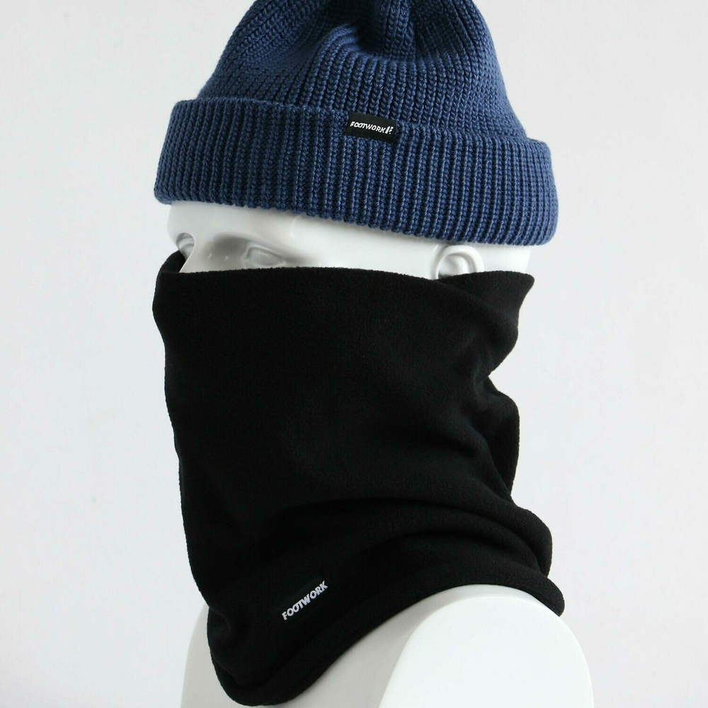 Флисовый шарф-труба Footwork Hoop Black