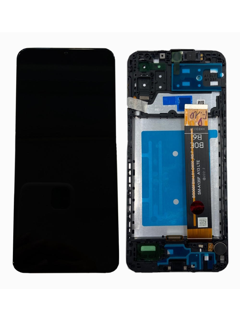 Дисплей для Samsung Galaxy A13 (A135F/A137F) с тачскрином и рамкой Черный - OR