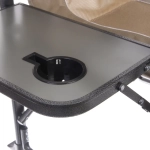 Кресло складное с подлокотниками до 100 кг SJ-0053, 52*62*92 см, цвет: кофейный, ТуристМастер