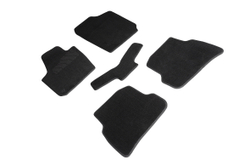 Ворсовые коврики LUX для Seat IBIZA IV 2008-2017 Seintex.89640