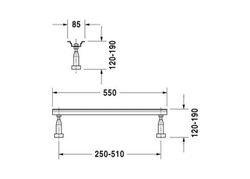 Комплект ножек для ванн Duravit 790100000000000
