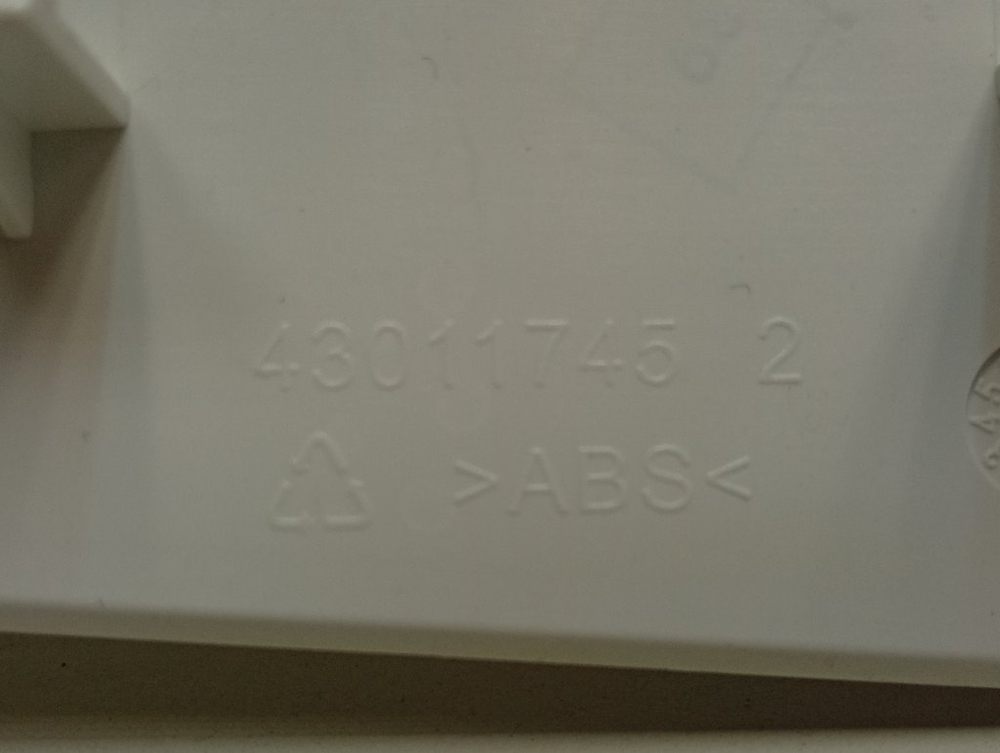 CS41072D1/2-07 кт49 Лицевая панель для стиральной машины Candy 430117452 б/у