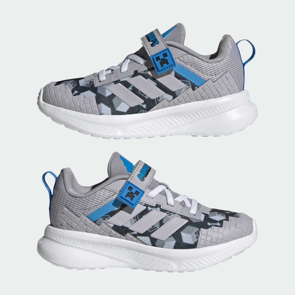 Adidas Кроссовки Minecraft Fortarun 4.0 для детей, серый