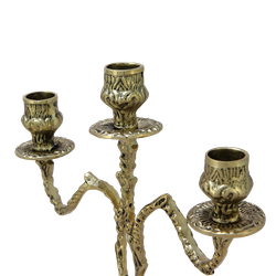 Bello De Bronze Канделябр на 3 свечи из бронзы Асти