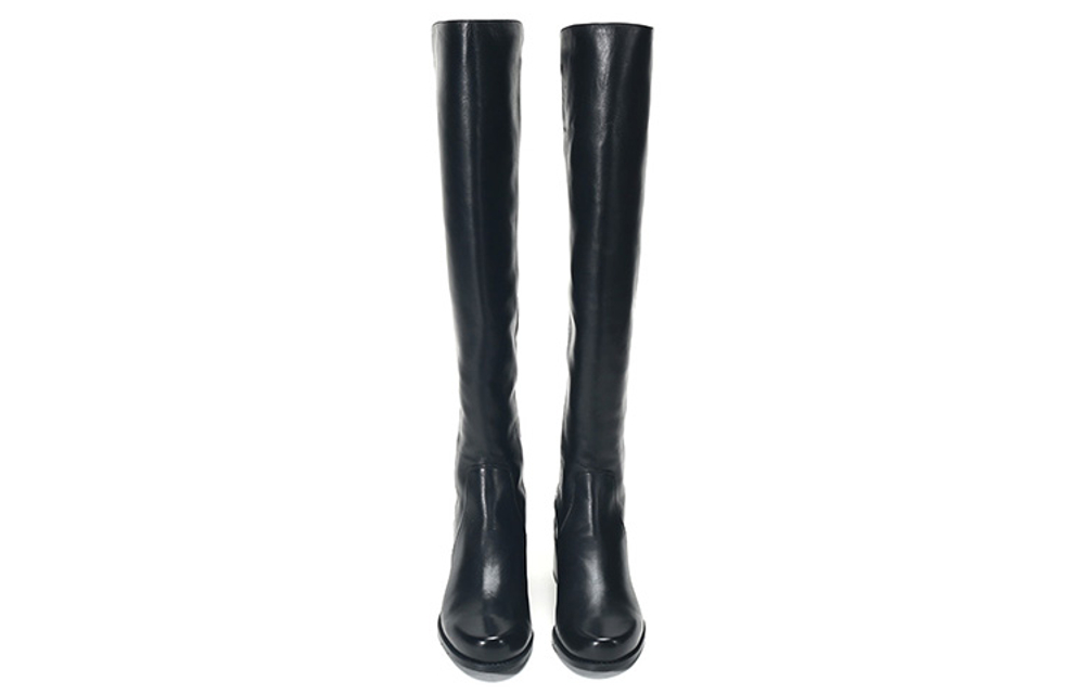 Stuart Weitzman/SW 5050 Fabric With Leather Over the knee Boots Women"s Black