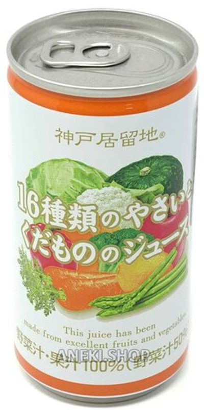 Сок фруктово-овощной натуральный 185 мл Tominaga