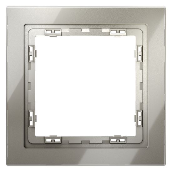 Рамка стеклянная VOLTUM S70 на 1 пост, (шелк, стекло)