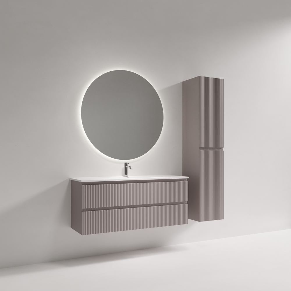 Тумба подвесная SANCOS Snob R 1195х390х500, c двумя ящиками оснащенными доводчиками, Doha Soft, арт.SNR120/39SM