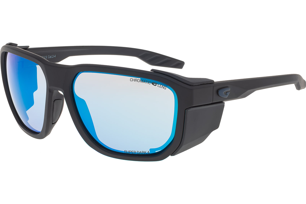 Спортивные очки GOG Pamir / Matt Metallic Black/Black / Photochromic Reflex White-Blue