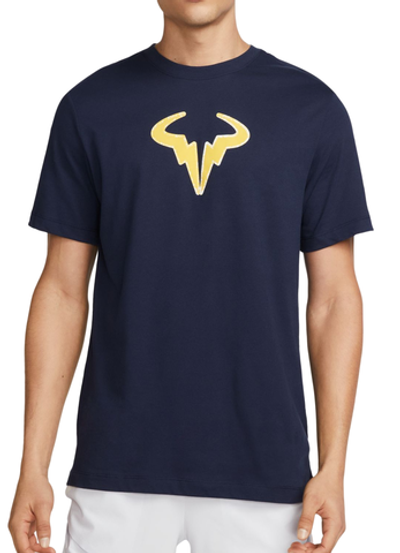 Футболка мужская теннисная Nike Court Dri-Fit Rafa Tennis T-Shirt - obsidian