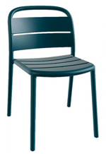 Стул пластиковый Papatya Balat-S, мраморное море