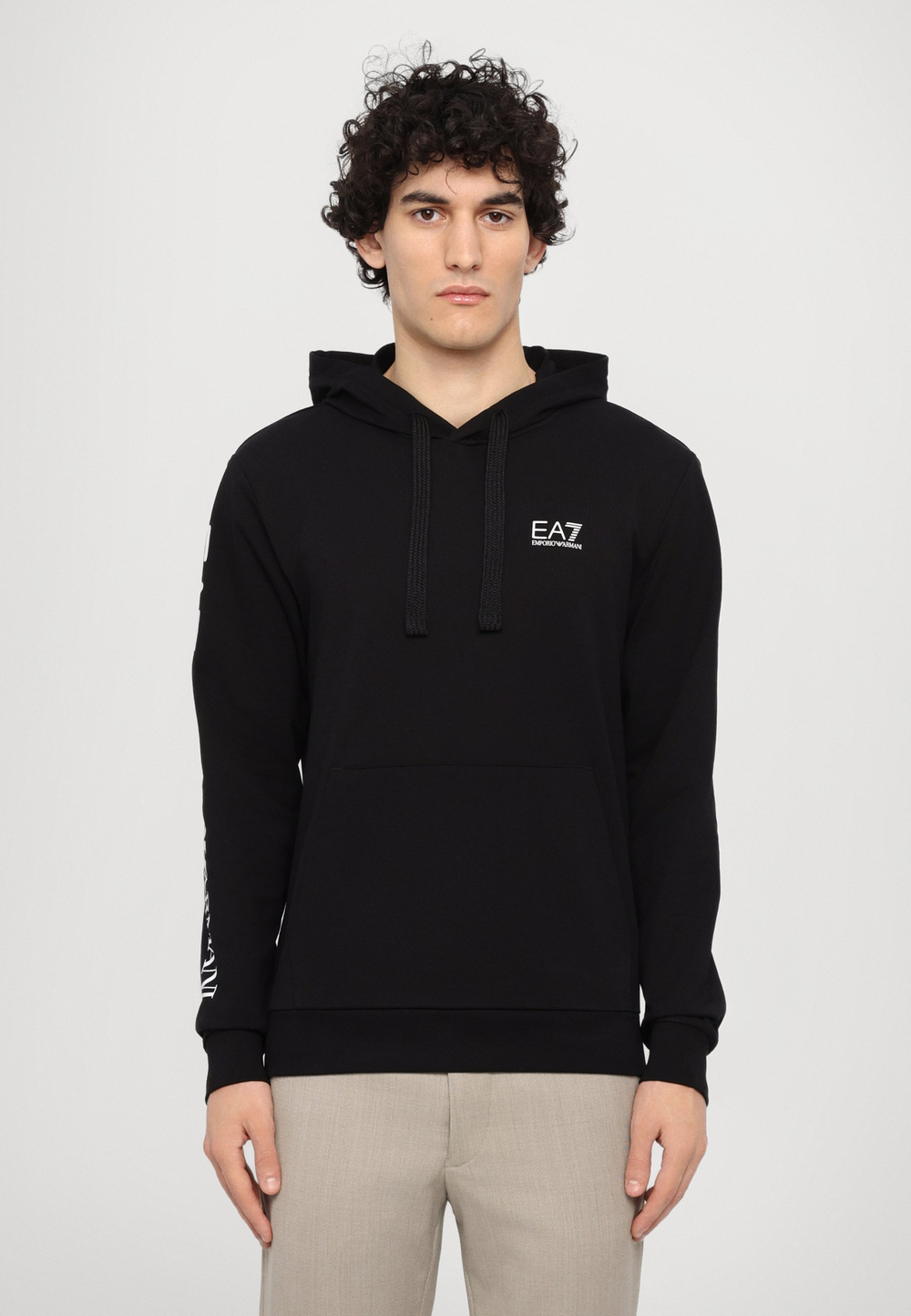 EA7 Emporio Armani UNISEX - Толстовка с капюшоном - Чёрный
