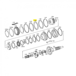 1242720025 Friction plate MB