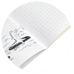 Тетрадь 40л арт. 62328/25/ГРОЗНЫЙ МОПС /180х255 мм, фигурная вырубка, мягкий переплёт (2 скобы). вн.блок - белый офсет, точка. Обложка - мелованный картон 190 г/м²,