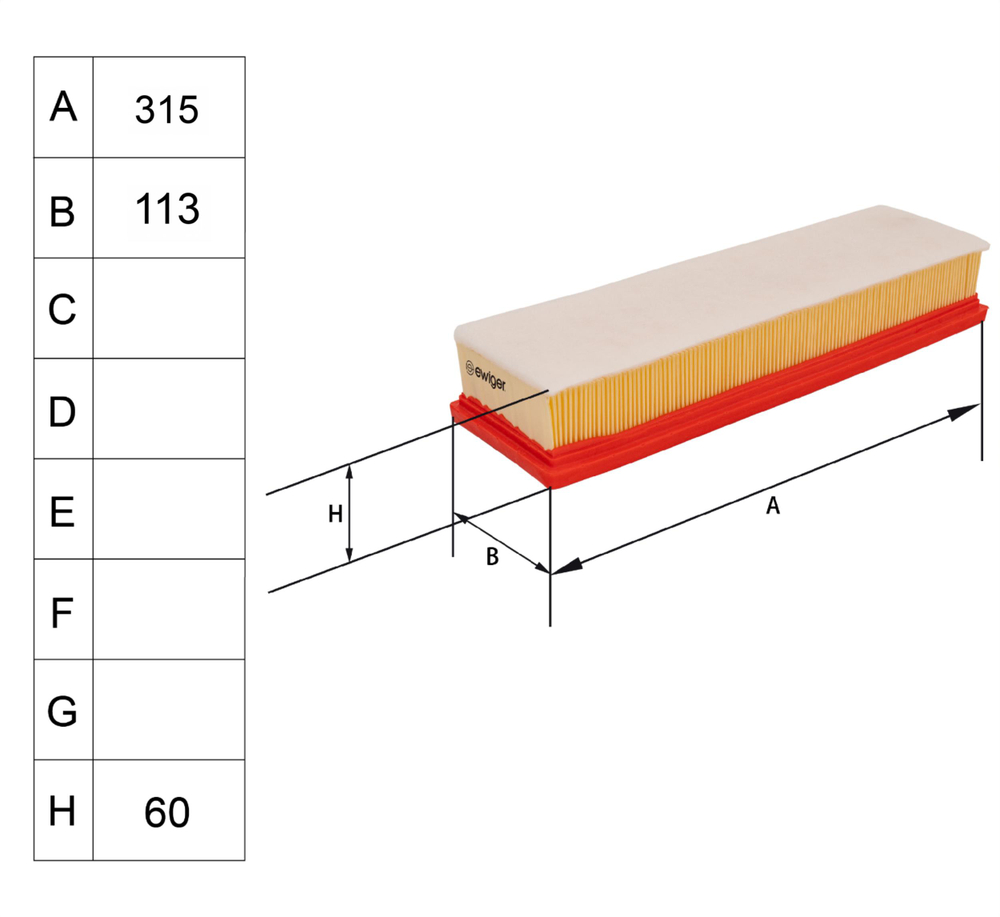 EWIGER - EW111050746-EWI - Air Filter