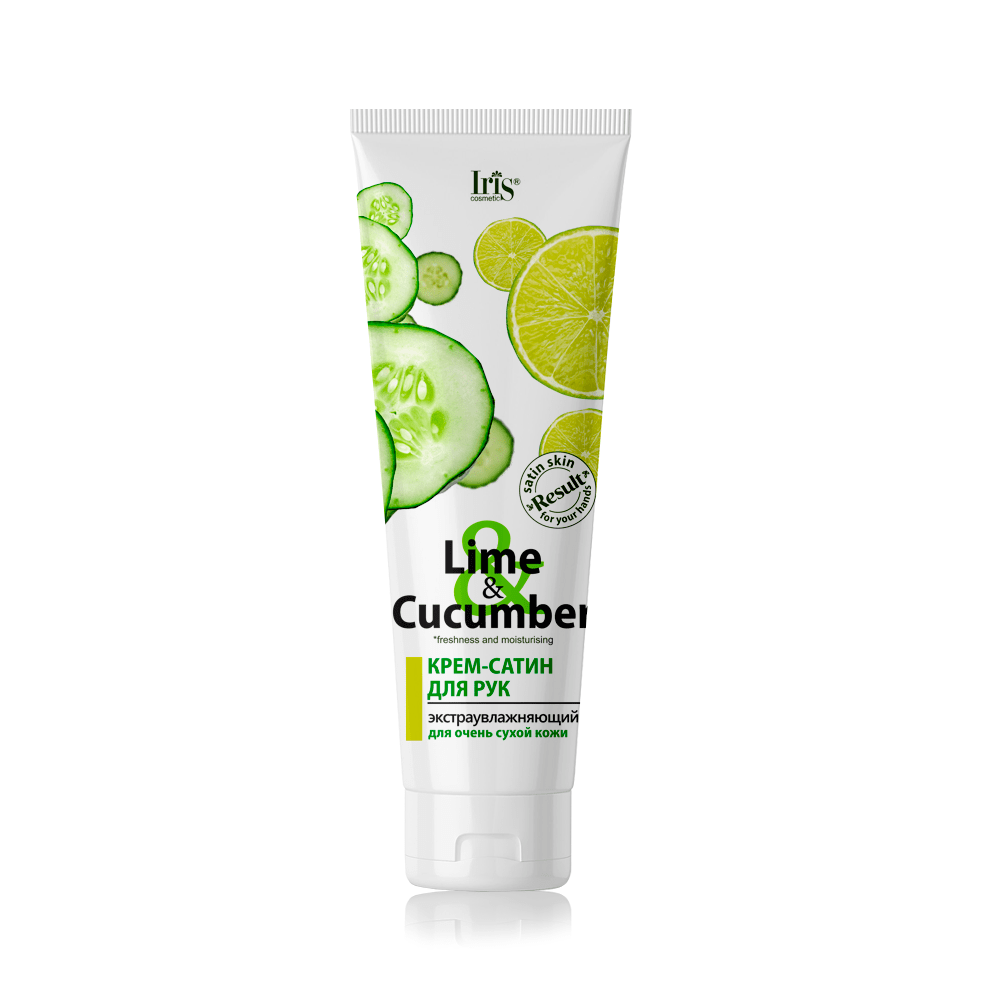 Крем-сатин для рук IRIS Lime&Cucumber Увлажняющий 100 мл