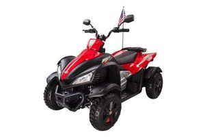 Детский электроквадроцикл Joy Automatic Yamaha Raptor красный