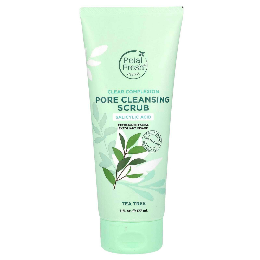 Petal Fresh, Pure, Clear Complexion, скраб для очищения пор, чайное дерево, 177 мл (6 жидк. унций)