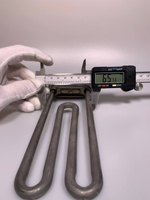 Тэн стиральной машины 1800W, 19 см Indesit, Ariston, Gorenje C00082601 красно-зеленые клеммы