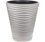 Кашпо ДЮНА D340мм 9/19,5л H 385мм со вставкой