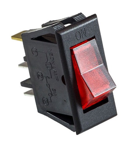 Переключатель двухпозиционный ON-OFF 12В/15 А, 3P